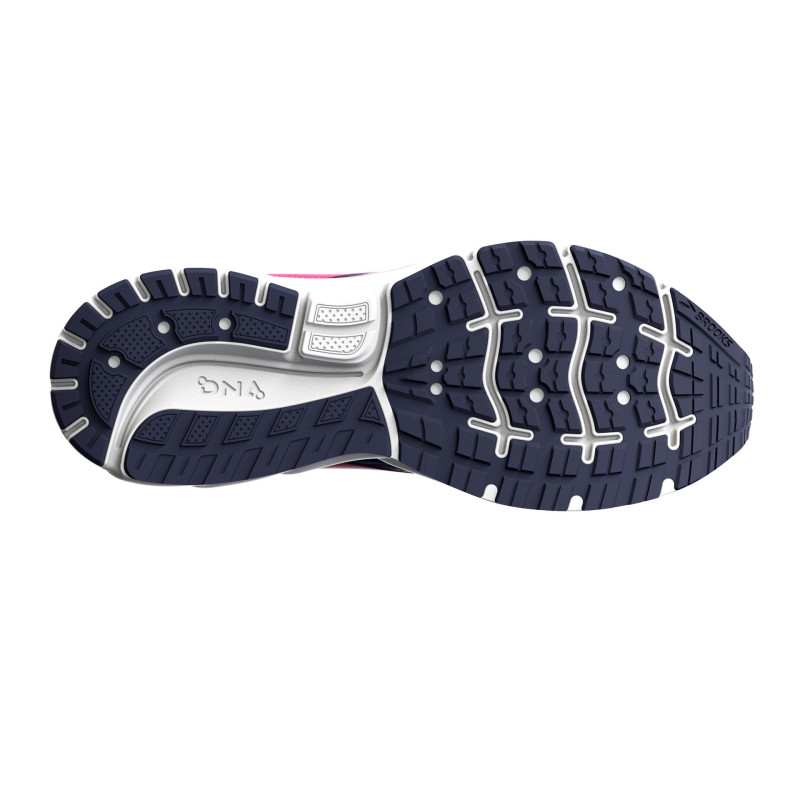 Brooks trace 2 para mujer en marino con azul y rosa