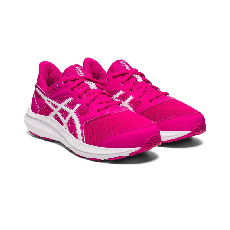Asics Jolt 4 gs para niña en color rosa y blanco