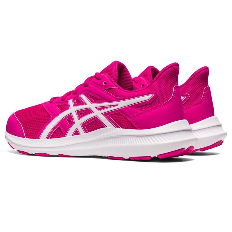 Asics Jolt 4 gs para niña en color rosa y blanco