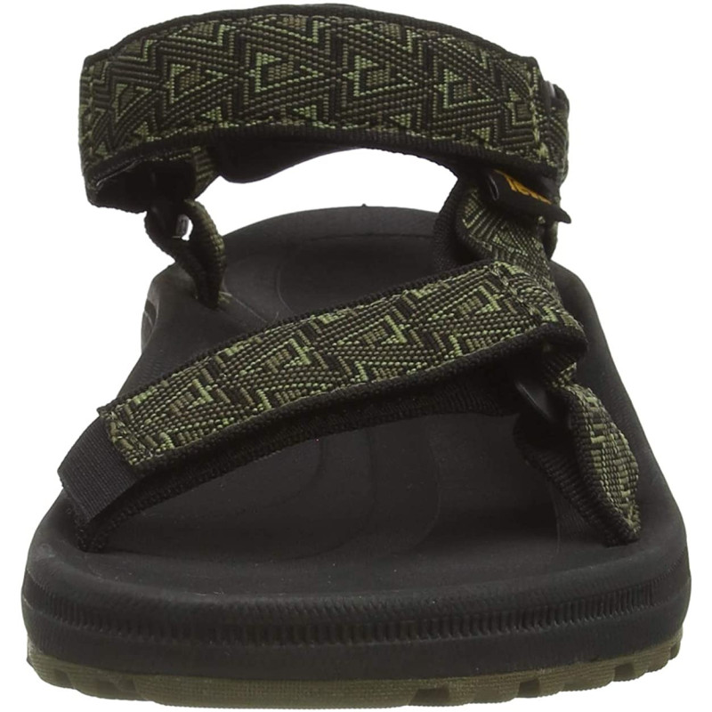 Sandalia Teva M winsted para hombre en negro y verde oliva
