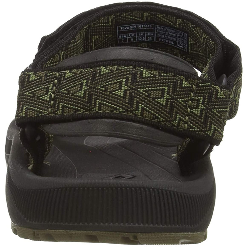 Sandalia Teva M winsted para hombre en negro y verde oliva