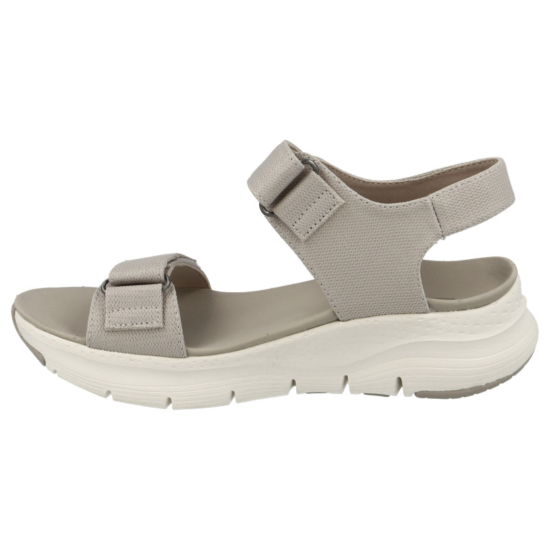 sandalias skechers  arch fit touristy en beige