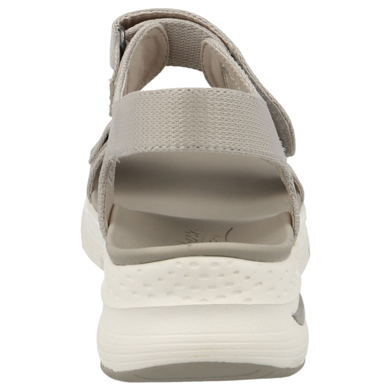 sandalias skechers  arch fit touristy en beige