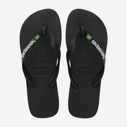 havaiana brasil logo black/black
