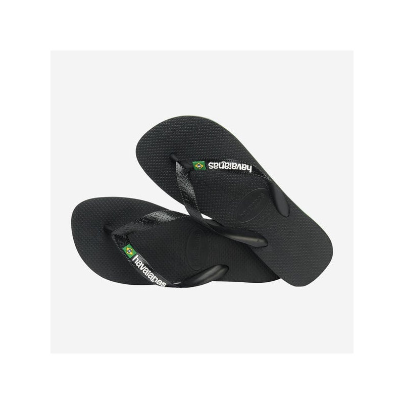 havaiana brasil logo black/black