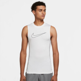 Nike pro dri-fit men´s tight fit si white