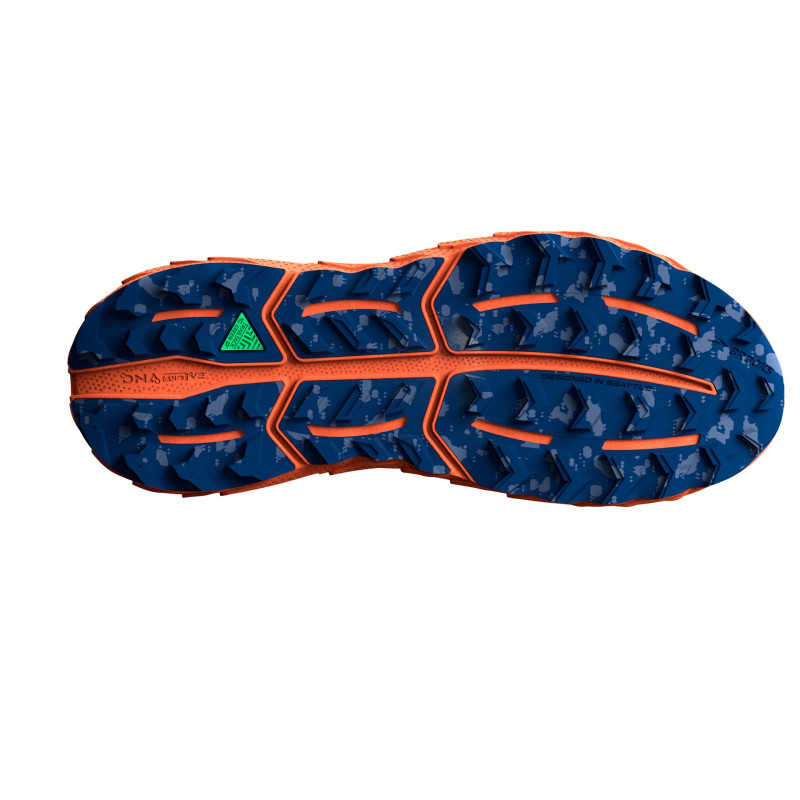 Brooks cascadia 17 sharp green/navy/firecracker