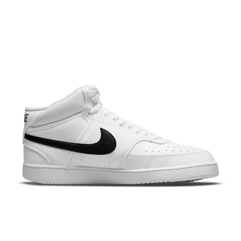 Nike court vision mid nn white/black-white