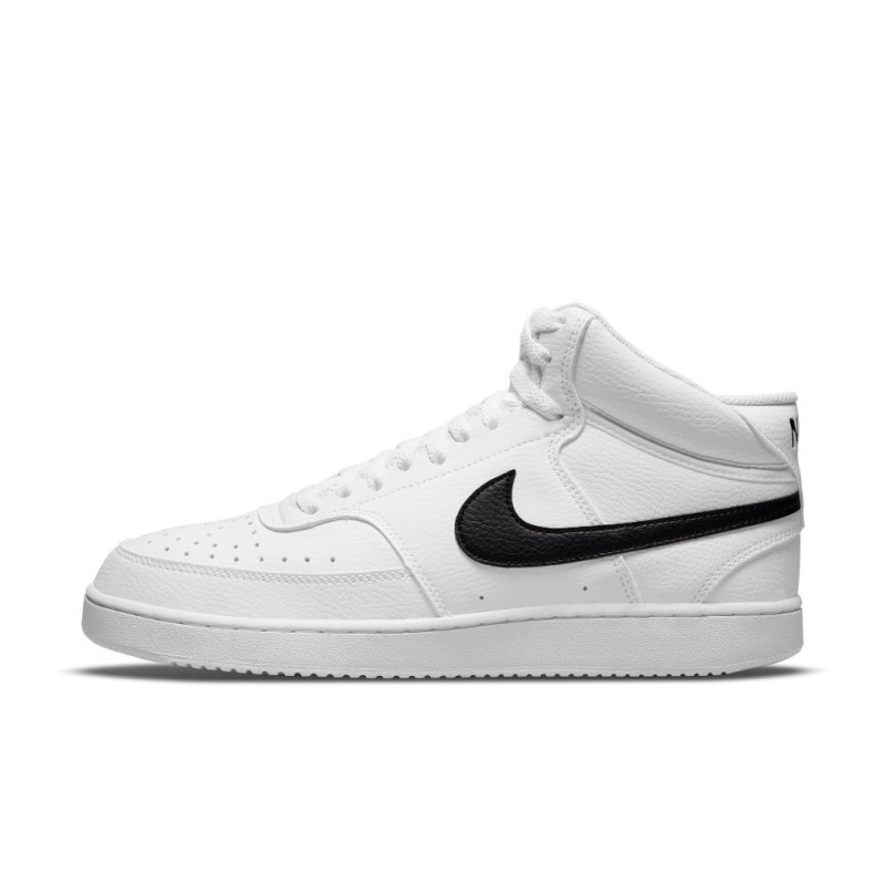 Nike court vision mid nn white/black-white