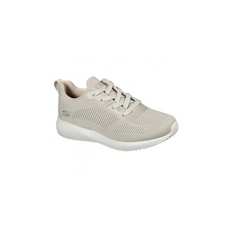 Skechers Bobs  Squad con memory foarm en crudo máxima comodidad