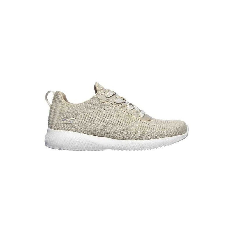 Skechers Bobs  Squad con memory foarm en crudo máxima comodidad