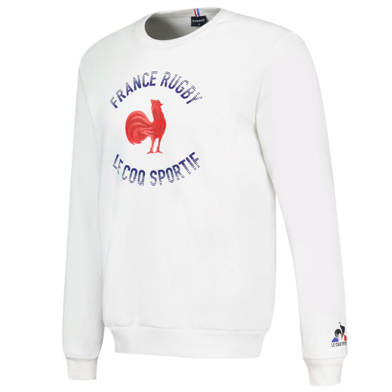Le coq sportif FFR fanwear crew sweat nº1 new optical
