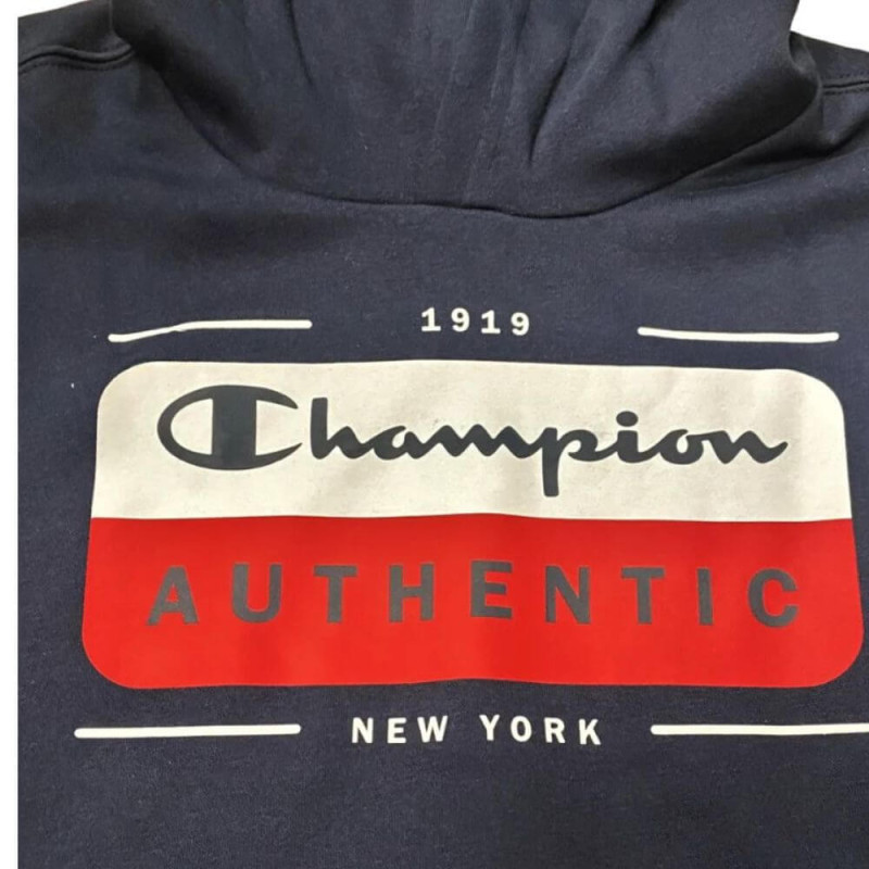 Champion hooded sweatshirt JR. navy/white-red
