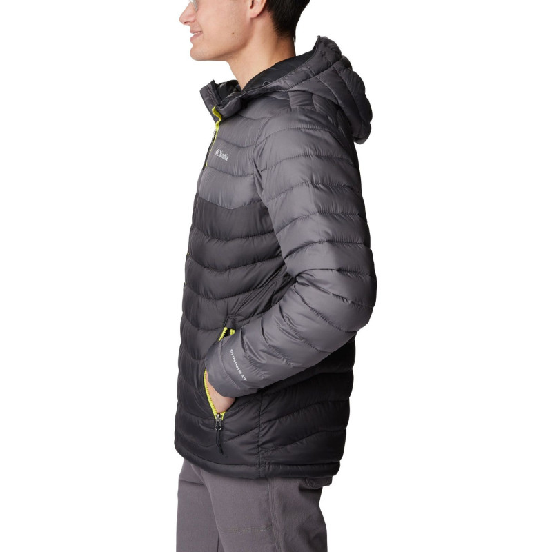 Columbia powder lite hooded jacket Shark, City Grey
