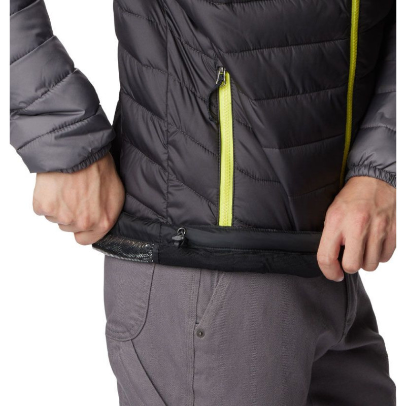 Columbia powder lite hooded jacket Shark, City Grey