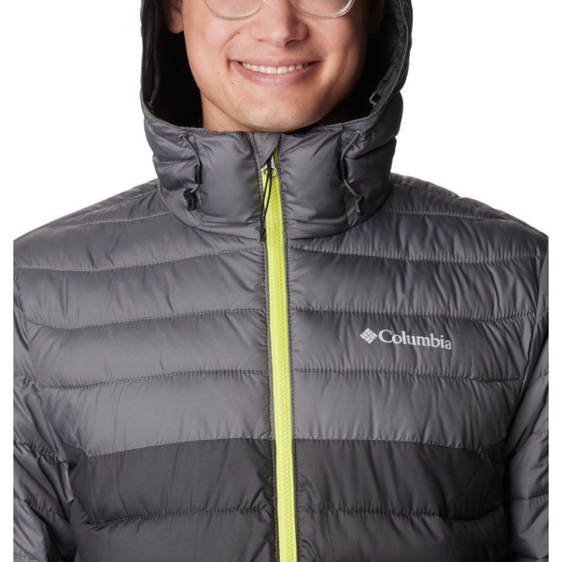 Columbia powder lite hooded jacket Shark, City Grey