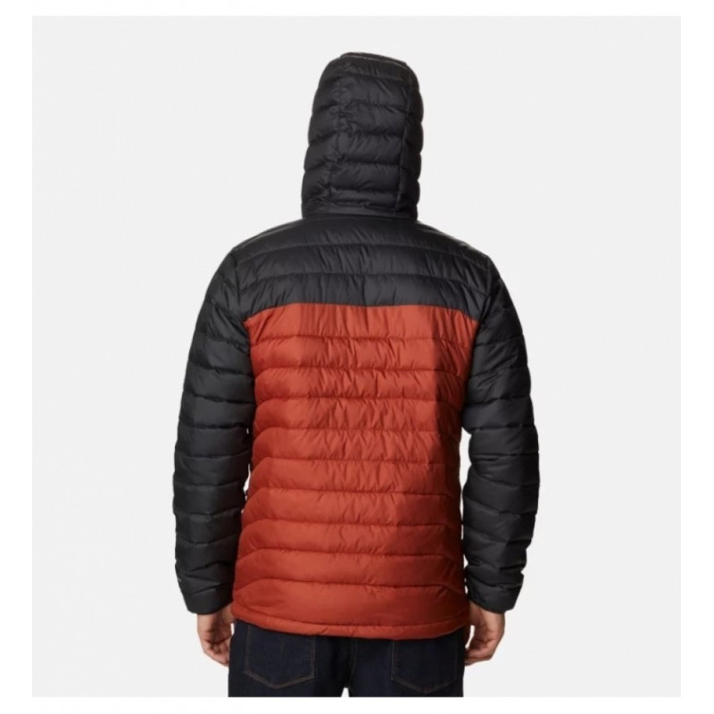 Columbia powder lite hooded jacket Warp Red, Shark