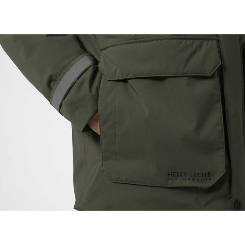 Helly hansen reine parka utility green