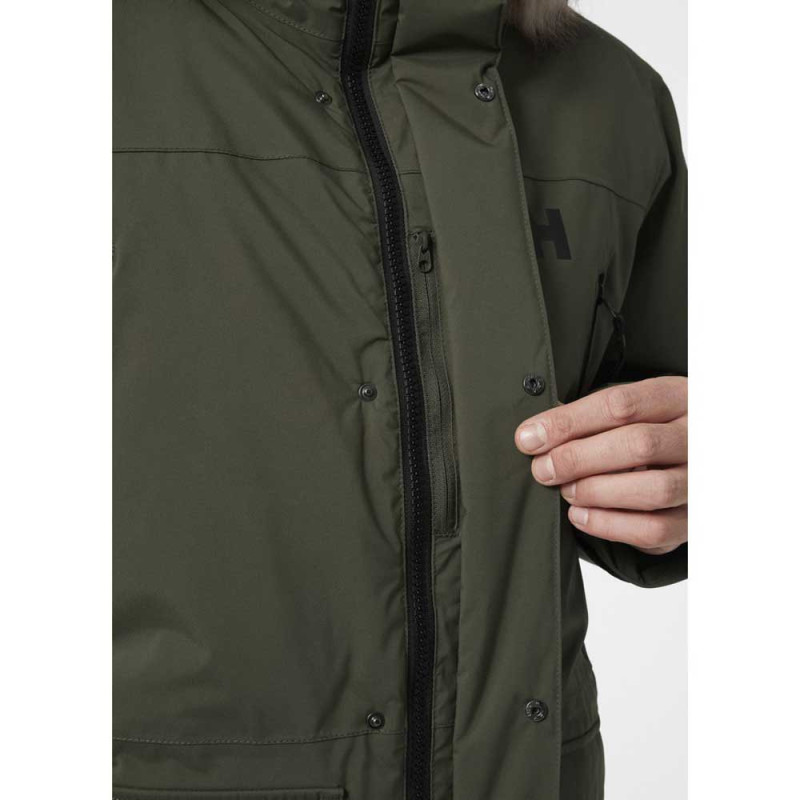 Helly hansen reine parka utility green