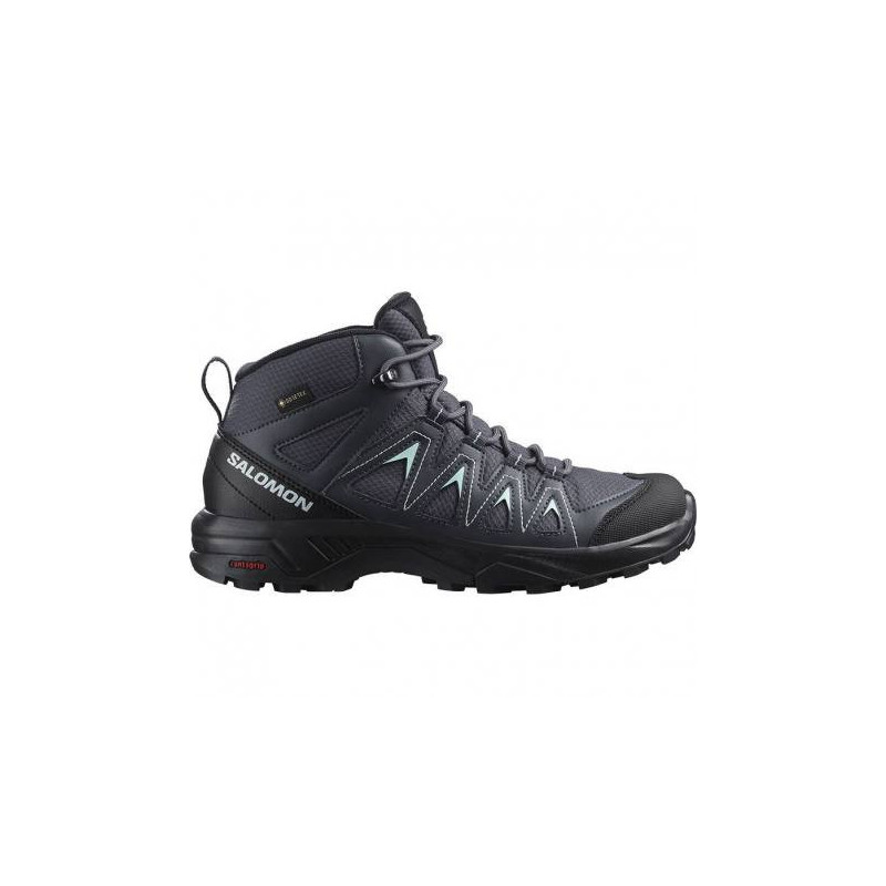 Salomon X braze mid gtx w Ebony/india ink/bleached aqua