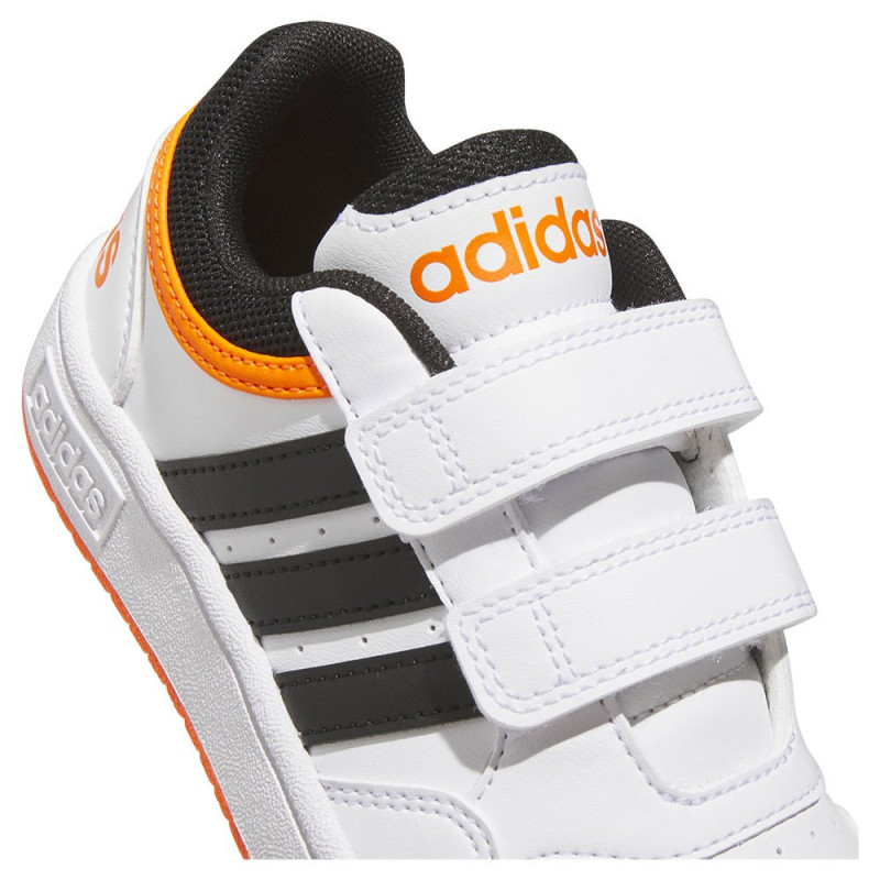 Adidas hoops 3.0 cf c white/black/orange